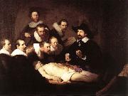 REMBRANDT Harmenszoon van Rijn The Anatomy Lecture of Dr. Nicolaes Tulp SE oil on canvas